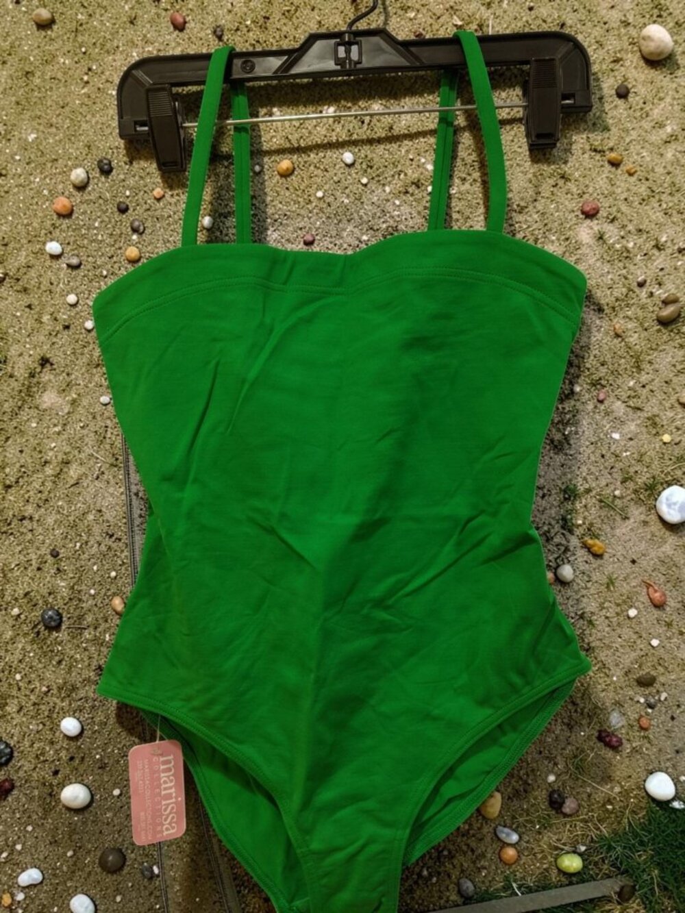 ERES Aquarelle One-Piece Swimsuit Color Green Size 38 US 6 NWT